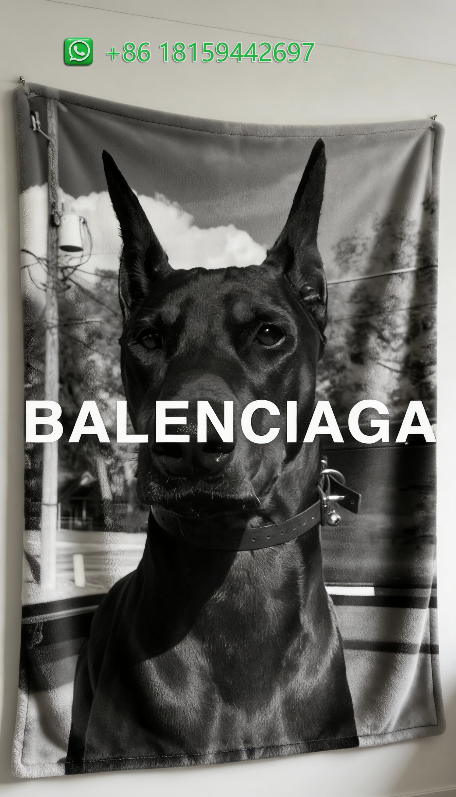 Balenciaga Throw Blankets